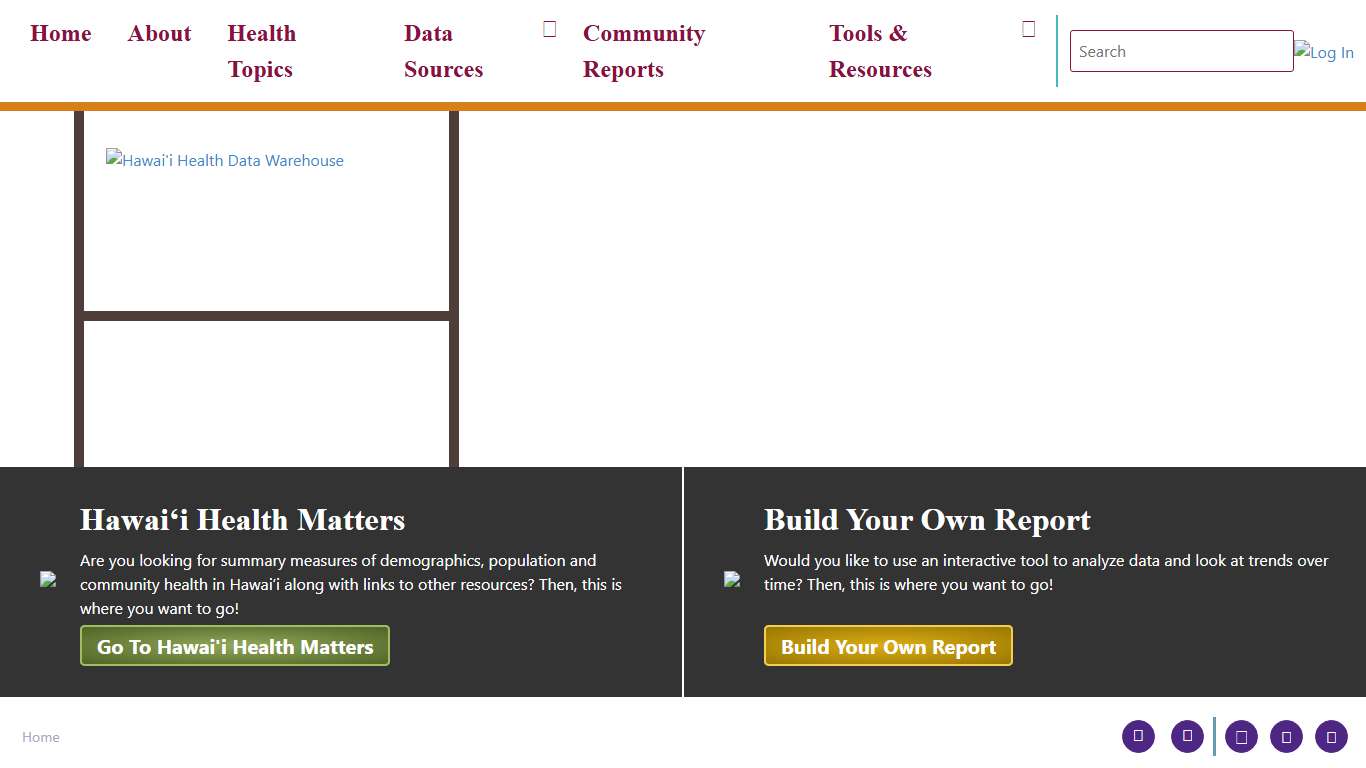 Hawai'i Health Data Warehouse